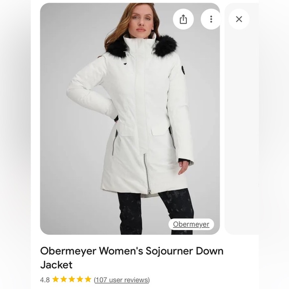 Obermeyer Sojourner Down Jacket - Picture 1 of 1
